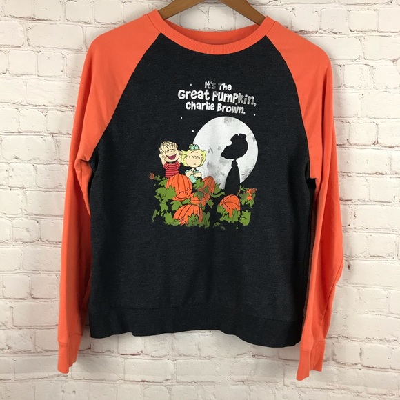Mighty Fine Charlie Brown Great Pumpkin Pullover
